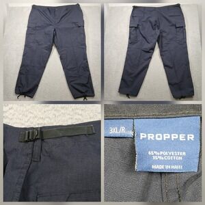 Propper Tactical Cargo Pants Men's 3XL/R Navy Drawstring Hem